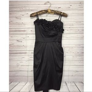 A. Byer Homecoming Black Formal Strapless Dress 3